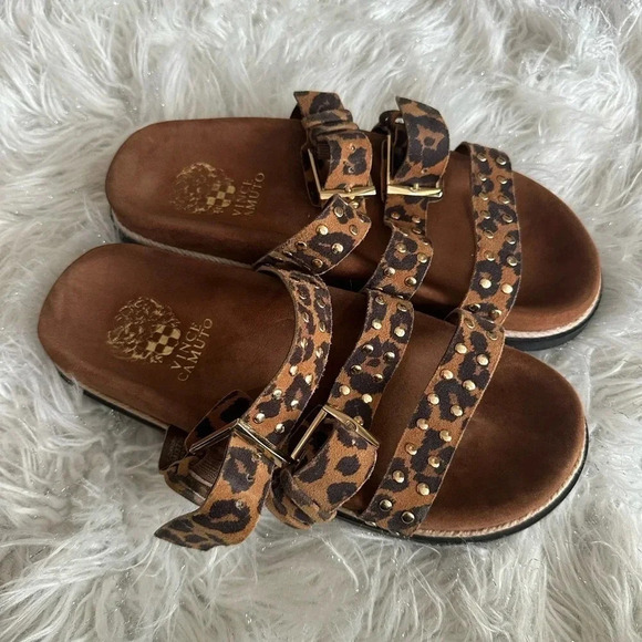 Vince Camuto Shoes Vince Camuto Buckle Slide Sandals Ciandra Women's size7 - Picture 1 of 5